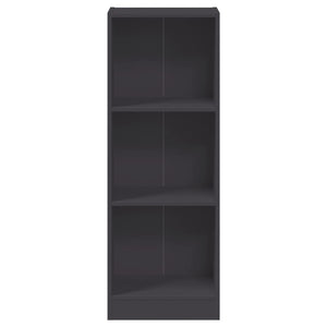 Βιβλιοθήκη με 3 Ράφια Λευκή 40x24x109 εκ. Επεξεργασμένο Ξύλο
