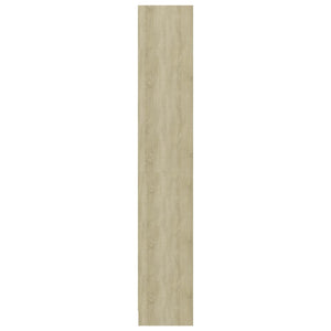 Βιβλιοθήκη με 4 Ράφια Sonoma Δρυς 40x24x142 εκ. Επεξ. Ξύλο