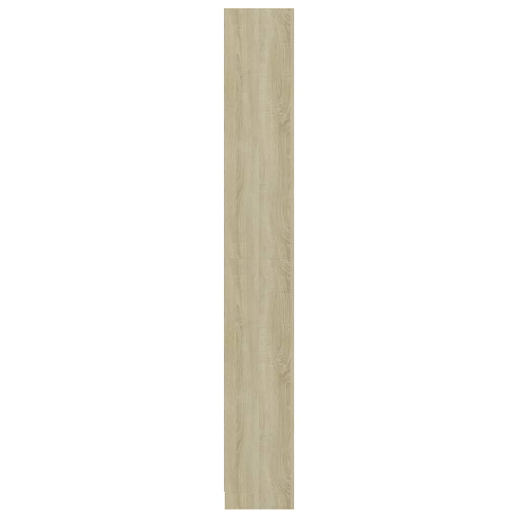 Βιβλιοθήκη με 5 Ράφια Sonoma Δρυς 40x24x175 εκ. Επεξ. Ξύλο