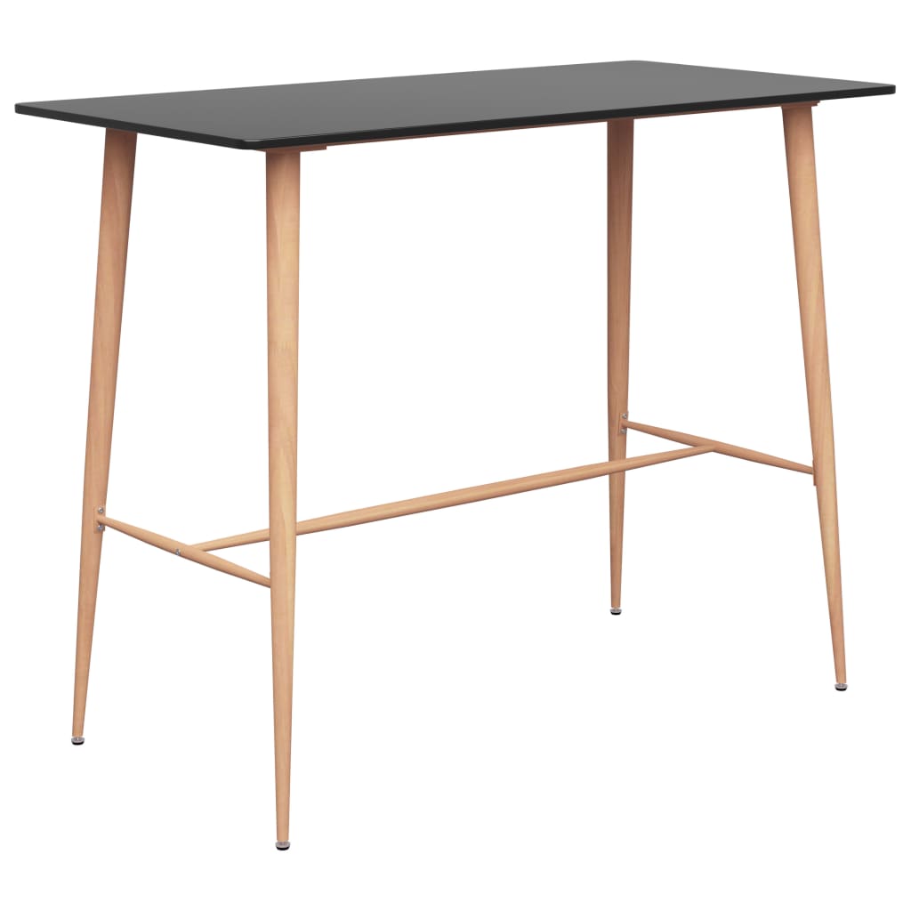 Τραπέζι Μπαρ Μαύρο 120 x 60 x 105 εκ. - PAKOBAZAAR