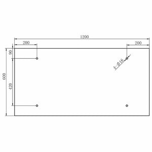 Στέγαστρο Πόρτας 240x60 εκ. Γυαλί Ασφαλείας VSG/Ανοξείδ. Ατσάλι