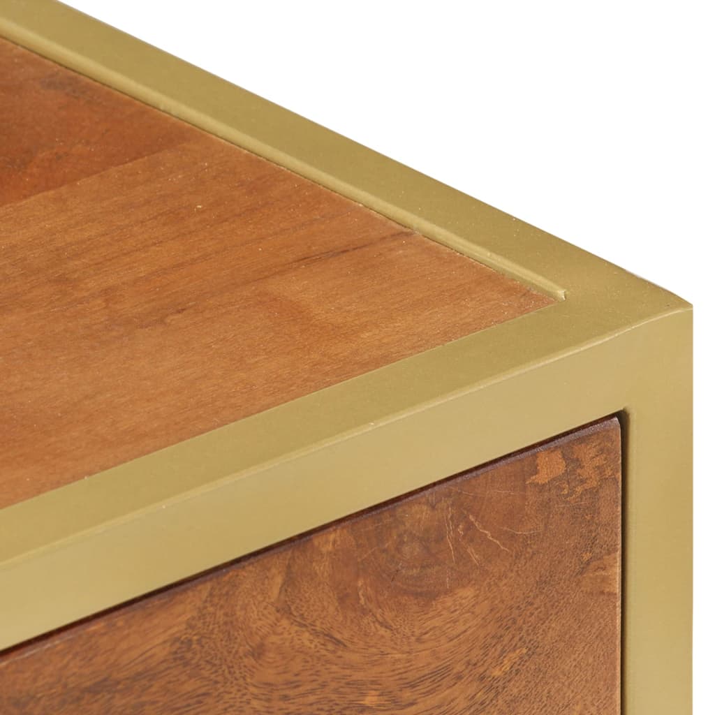 Κομοδίνο 40 x 35 x 50 εκ. από Μασίφ Ξύλο Μάνγκο - PAKOBAZAAR