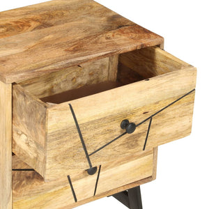Κομοδίνο 40 x 30 x 50 εκ. από Μασίφ Ξύλο Μάνγκο - PAKOBAZAAR