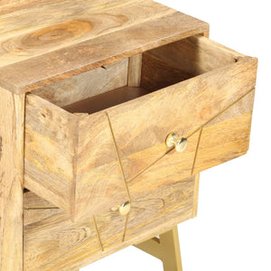 Κομοδίνο 40 x 30 x 50 εκ. από Μασίφ Ξύλο Μάνγκο - PAKOBAZAAR