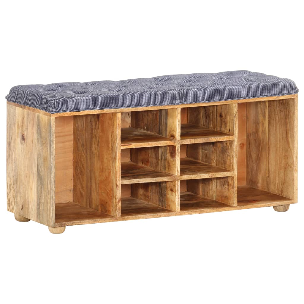 Πάγκος Χολ 100 x 35 x 47 εκ. από Μασίφ Ξύλο Μάνγκο - PAKOBAZAAR