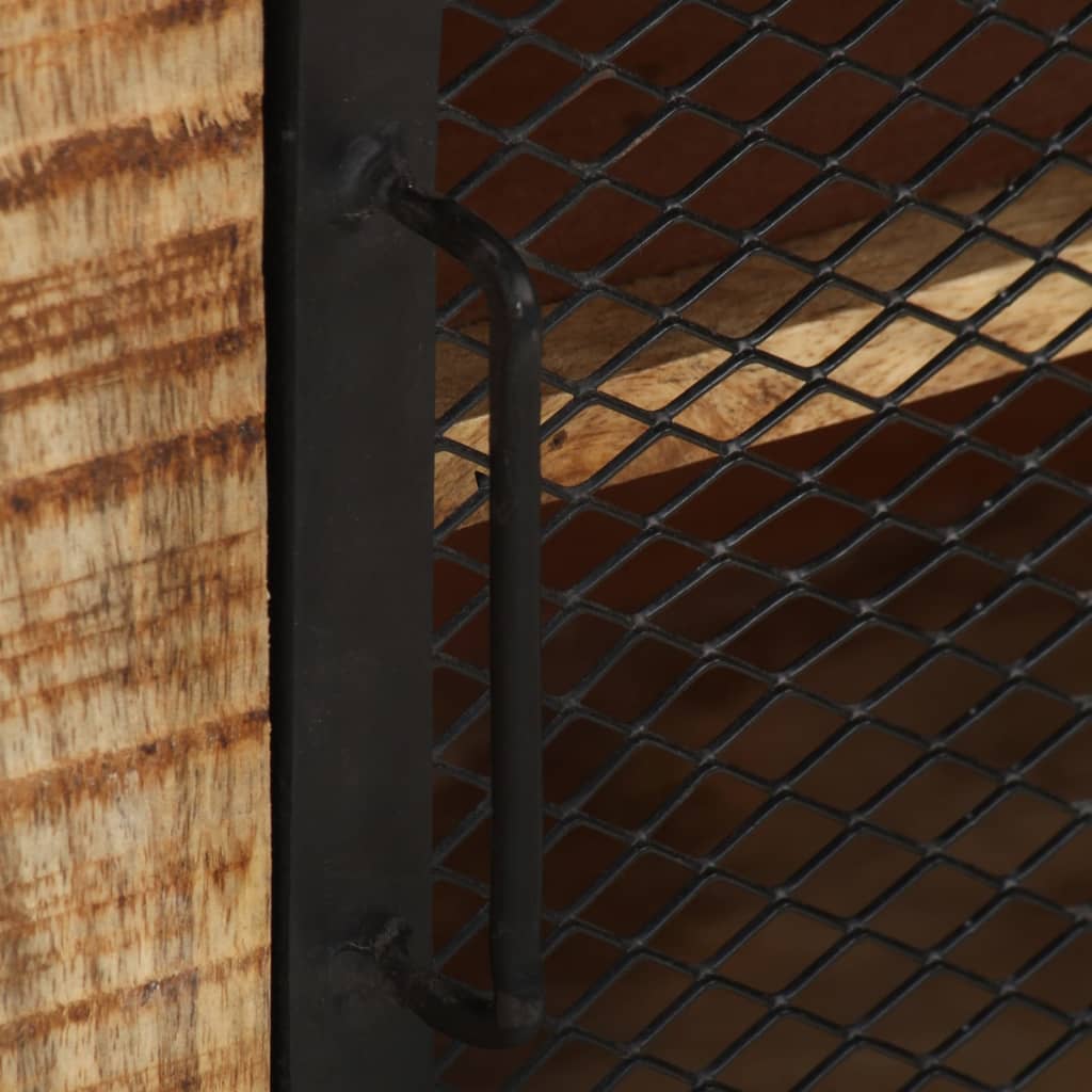 Ντουλάπι με Συρτάρια 100x31x60 εκ Μασίφ Ακατέργαστο Ξύλο Μάνγκο - PAKOBAZAAR