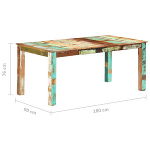 Τραπεζαρία 180 x 90 x 76 εκ. Μασίφ Ανακυκλωμένο Ξύλο