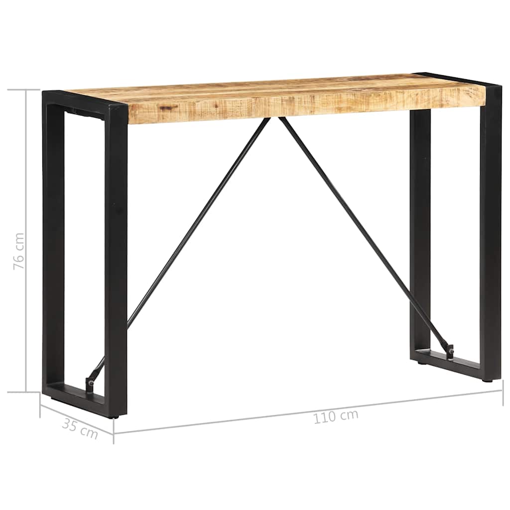 Τραπέζι Κονσόλα 110 x 35 x 76 εκ. από Μασίφ Ξύλο Μάνγκο - PAKOBAZAAR
