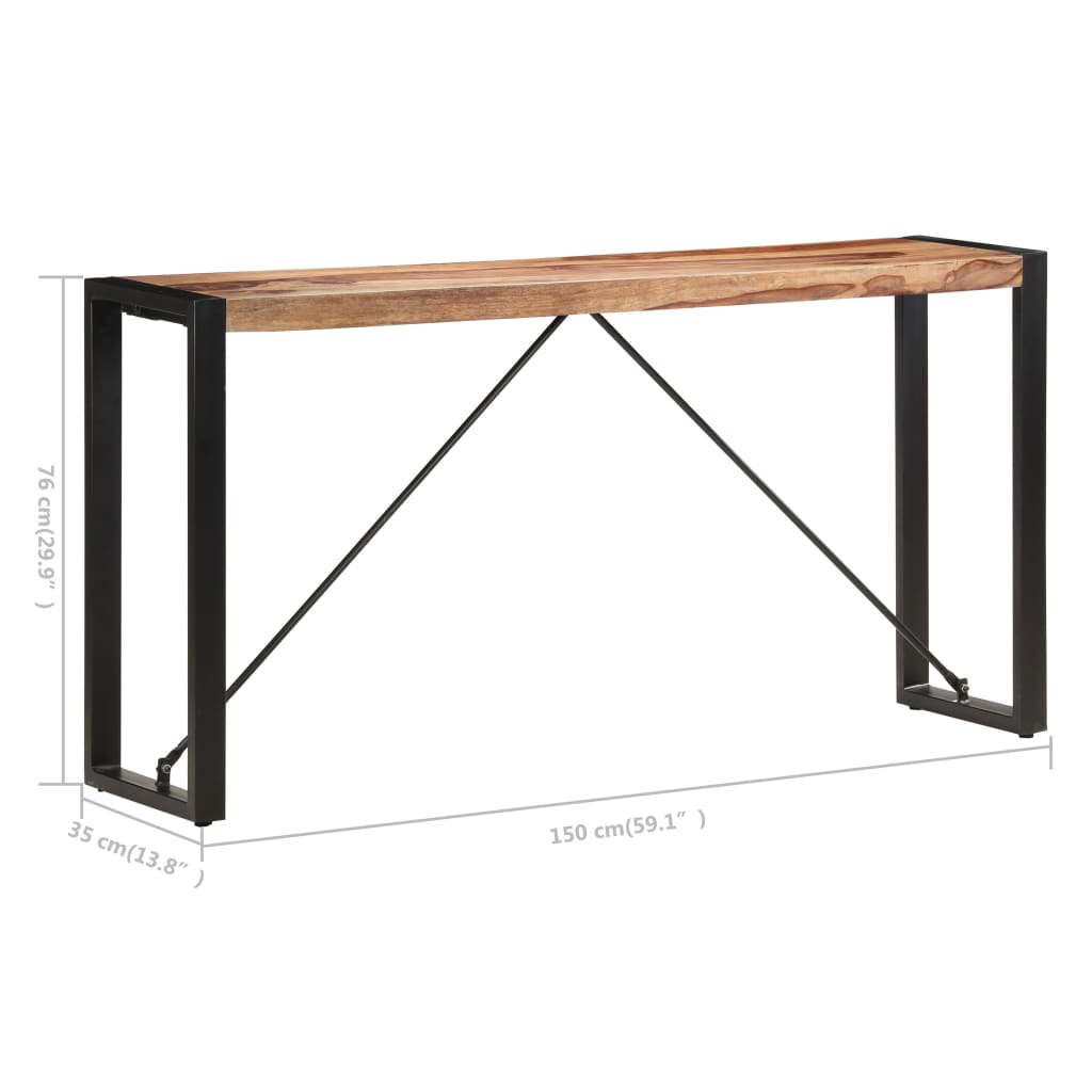 Τραπέζι Κονσόλα 150 x 35 x 76 εκ. από Μασίφ Ξύλο Ακακίας