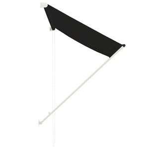 Τέντα Συρόμενη Ανθρακί 100 x 150 εκ. - PAKOBAZAAR