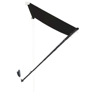 Τέντα Συρόμενη με LED Ανθρακί 300 x 150 εκ. - PAKOBAZAAR