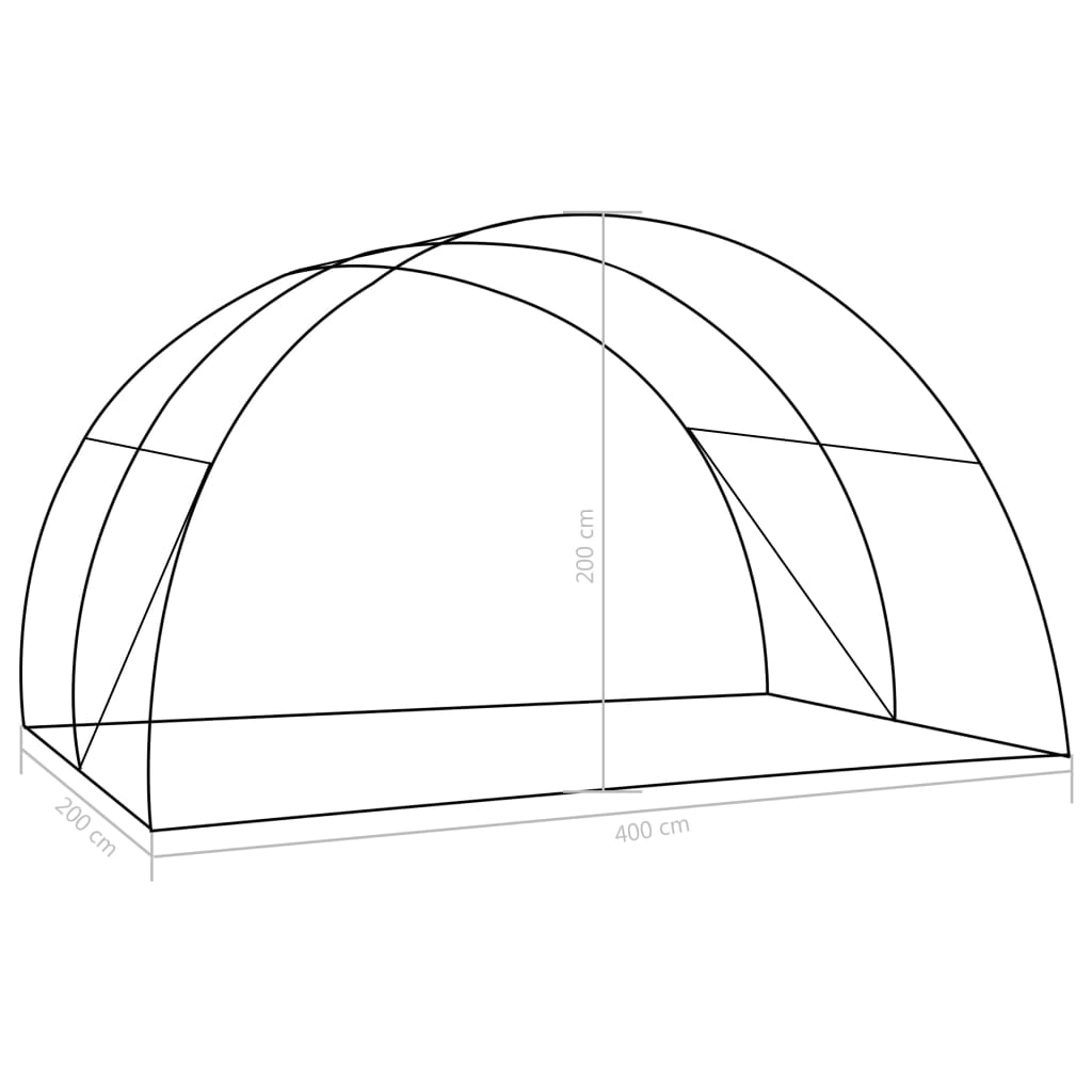 Θερμοκήπιο 8 μ² 2 x 4 x 2 μ. - Pakobazaar