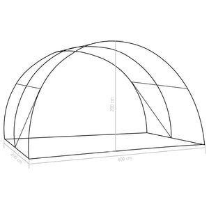 Θερμοκήπιο 8 μ² 2 x 4 x 2 μ. - Pakobazaar