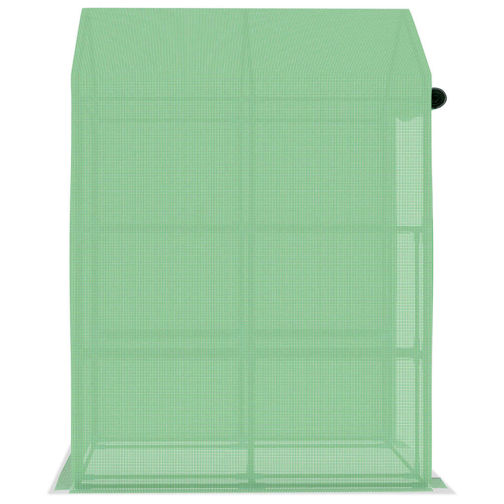 Θερμοκήπιο με Ράφια 143 x 143 x 195 εκ. από Ατσάλι - Pakobazaar