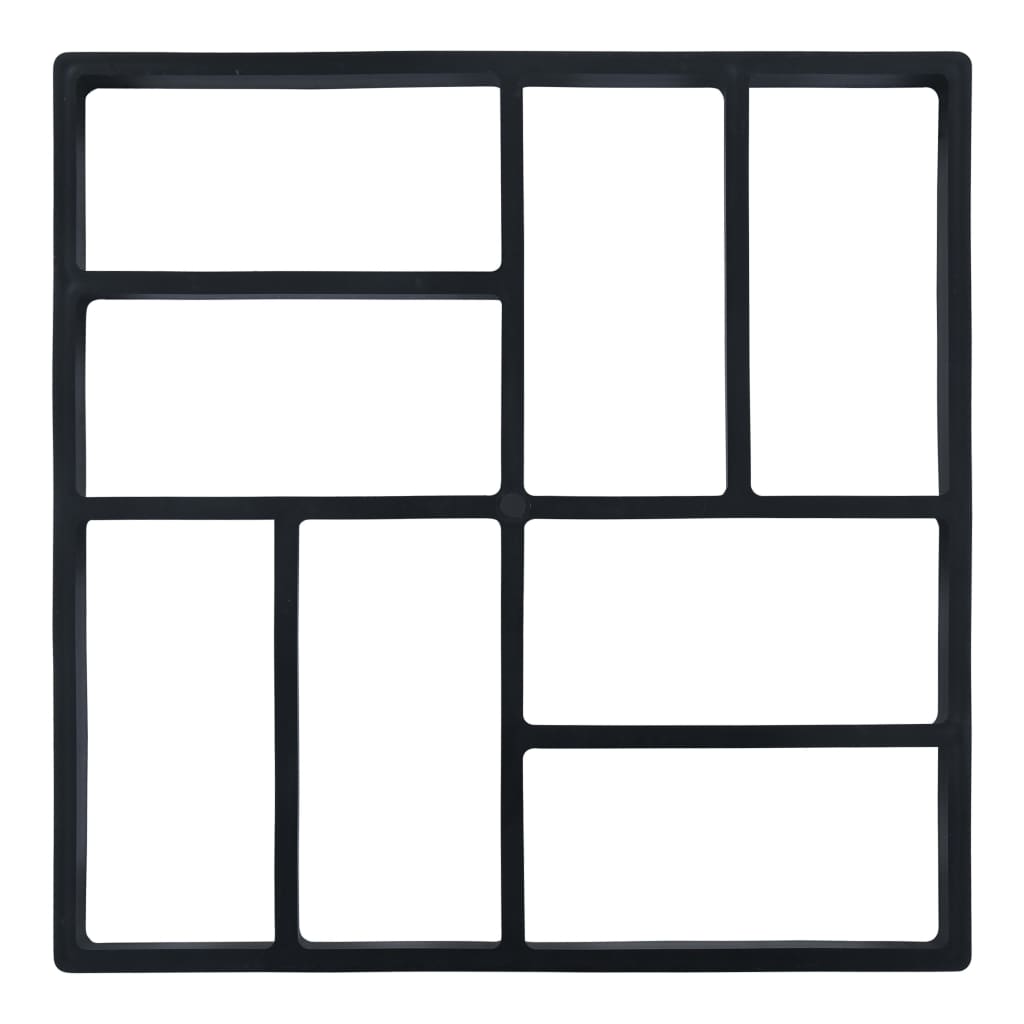 Καλούπια για Μονοπάτι Κήπου 2 τεμ. 40 x 40 x 4 εκ. Πλαστικά