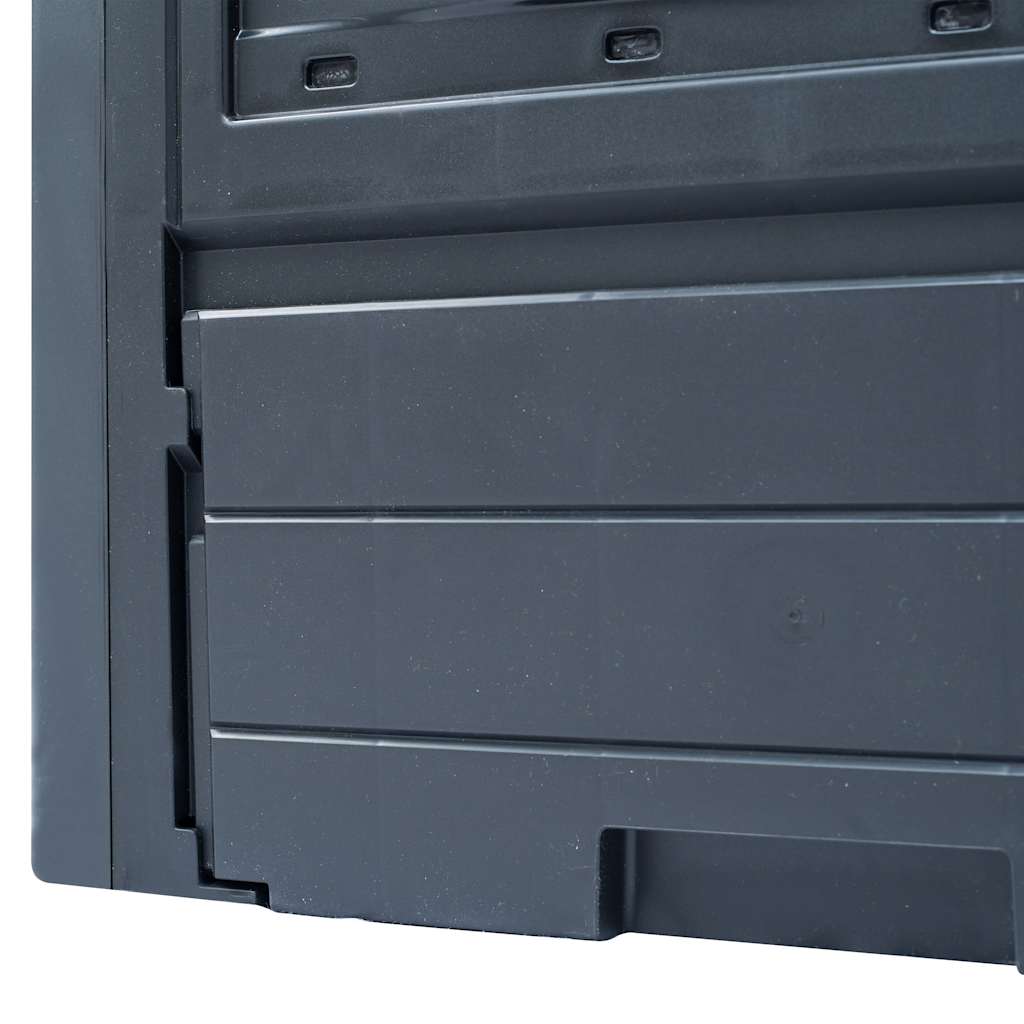 Κομποστοποιητές Κήπου 3 τεμ. Γκρι 60 x 60 x 73 εκ. 780 Λίτρα - PAKOBAZAAR