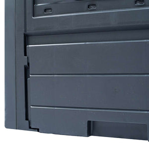 Κομποστοποιητές Κήπου 3 τεμ. Γκρι 60 x 60 x 73 εκ. 780 Λίτρα - PAKOBAZAAR