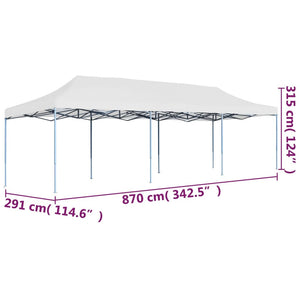 Τέντα Εκδηλώσεων Πτυσσόμενη Pop-Up Λευκή 3 x 9 μ. - Pakobazaar