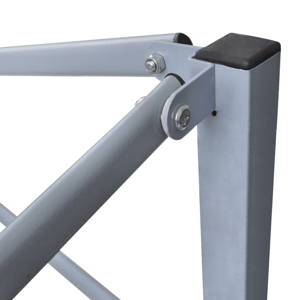 Κιόσκι Πτυσσόμενο Επαγγελματικό Ανθρακί 2 x 2 μ. Ατσάλινο - Pakobazaar