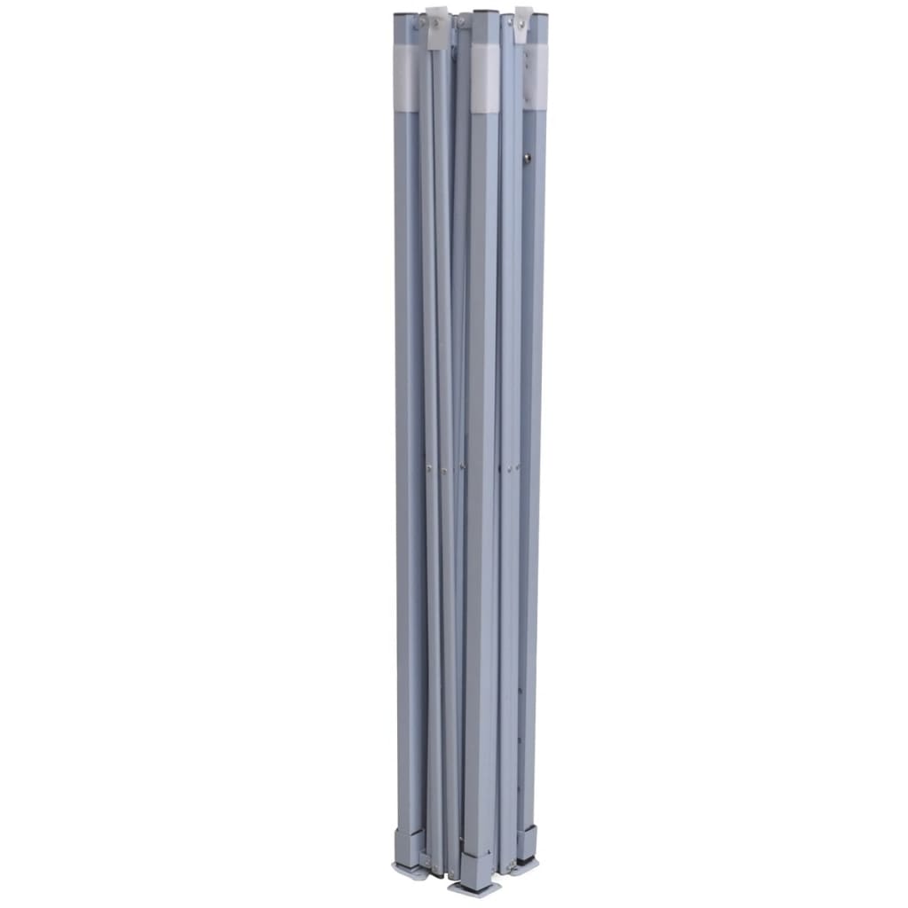 Κιόσκι Πτυσσόμενο 2 Πλευρικά Τοιχώματα Ανθρακί 2x2 μ. Ατσάλινο - Pakobazaar