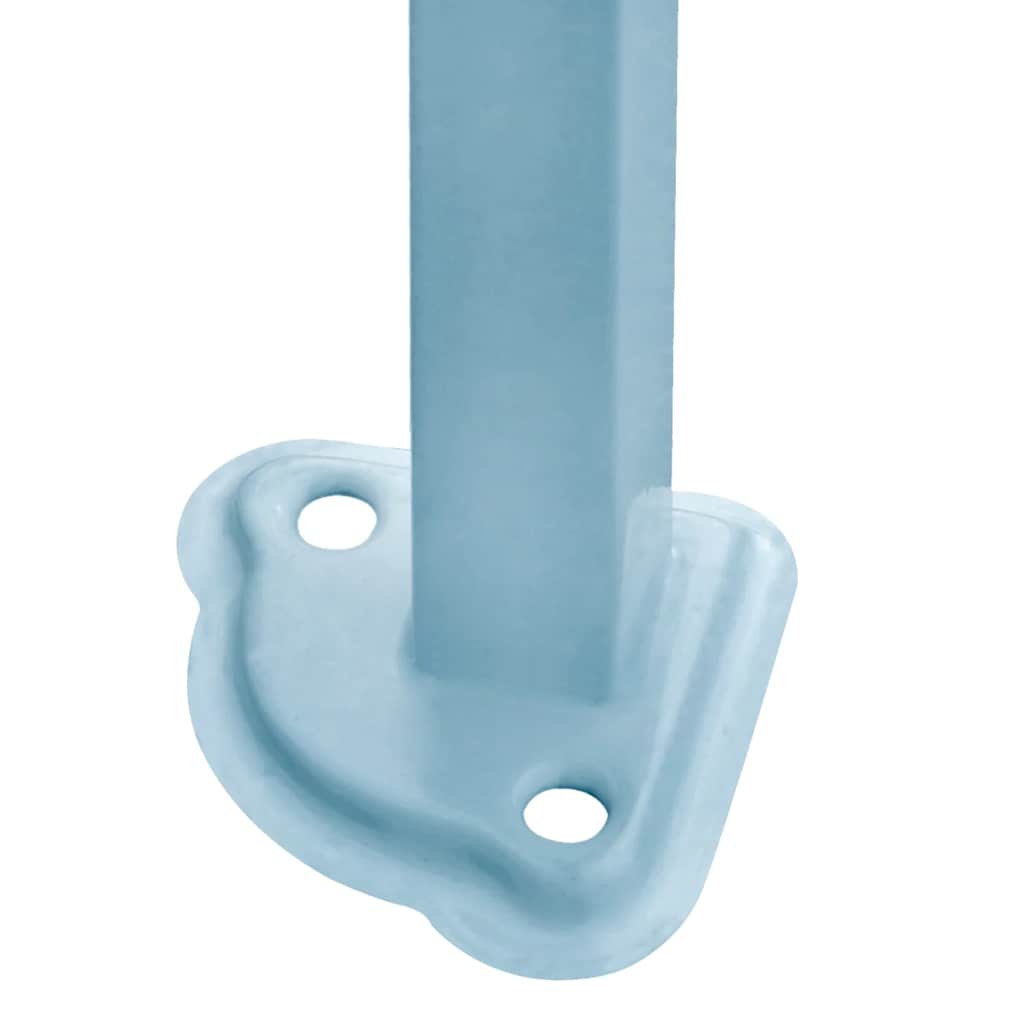 Κιόσκι Πτυσσόμενο 3 Πλευρικά Τοιχώματα Λευκό 280x410x315 εκ. Ατσάλινο - Pakobazaar