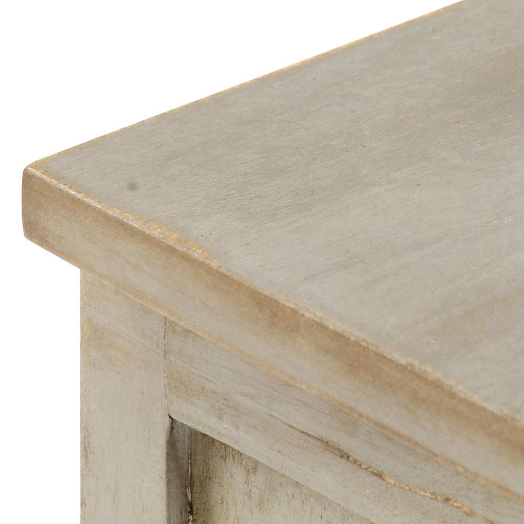 Έπιπλο Τηλεόρασης Γκρι 120 x 30 x 45 εκ. από Μασίφ Ξύλο Μάνγκο