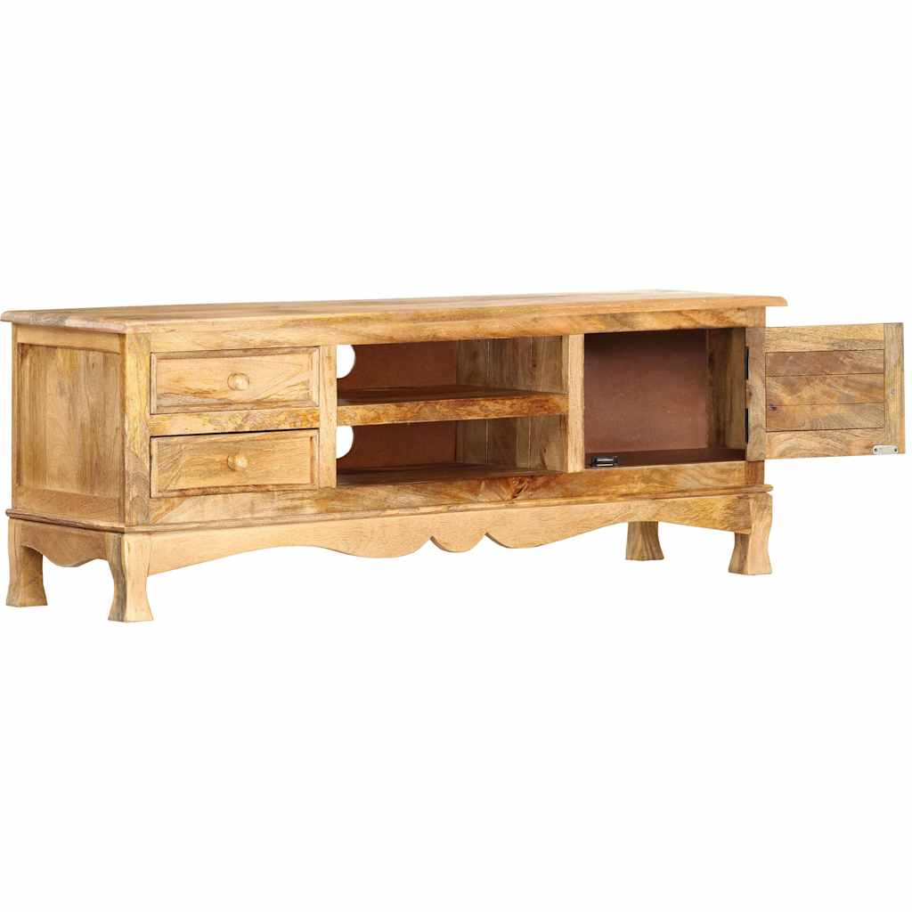 Έπιπλο Τηλεόρασης 120 x 30 x 42 εκ. από Μασίφ Ξύλο Μάνγκο