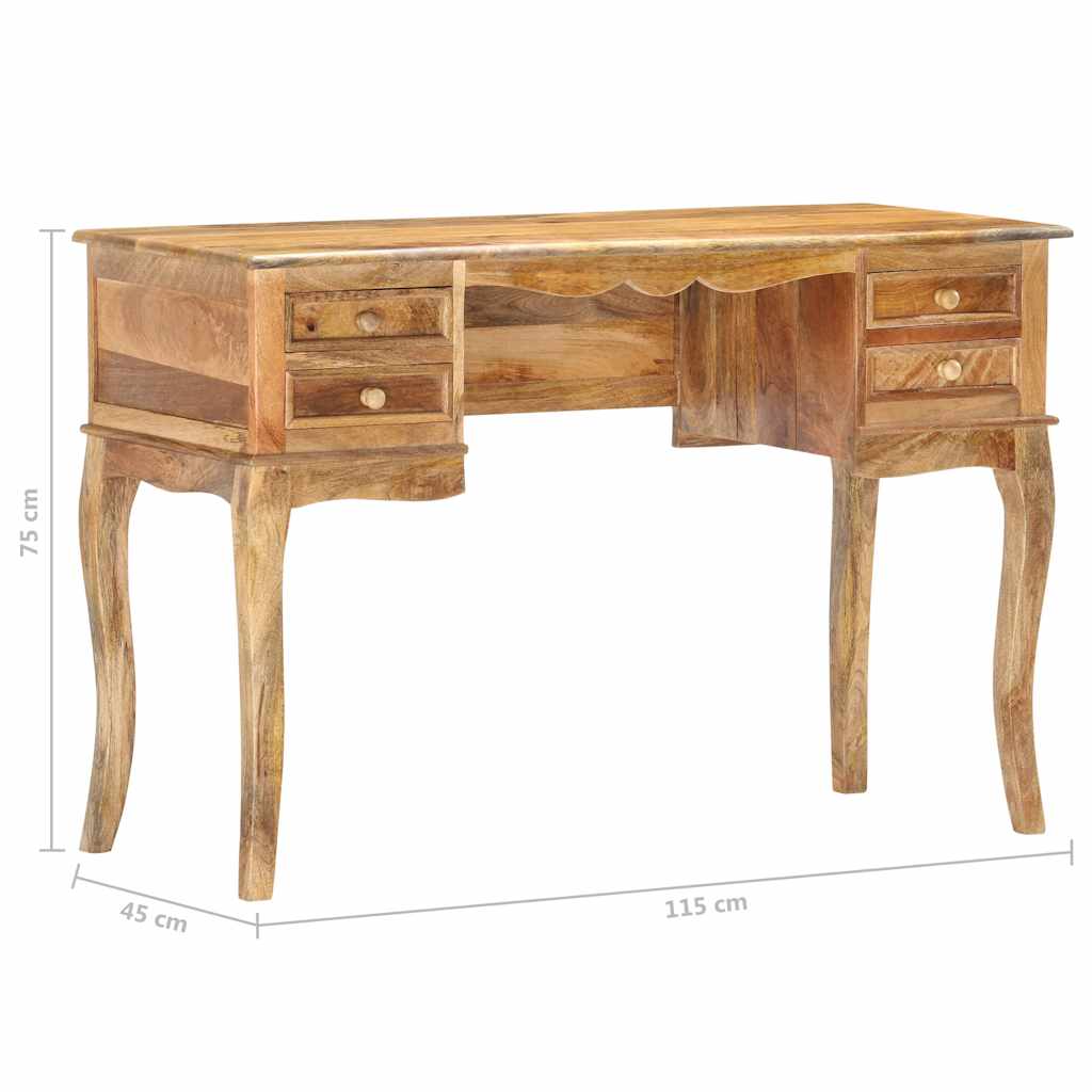 Γραφείο 115 x 45 x 75 εκ. από Μασίφ Ξύλο Μάνγκο