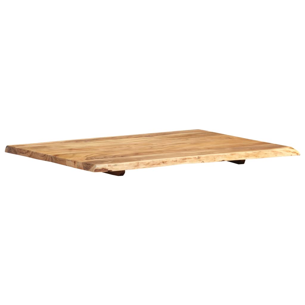 Επιφάνεια Τραπεζιού 80 x (50-60) x 2,5 εκ. Μασίφ Ξύλο Ακακίας - Pakobazaar