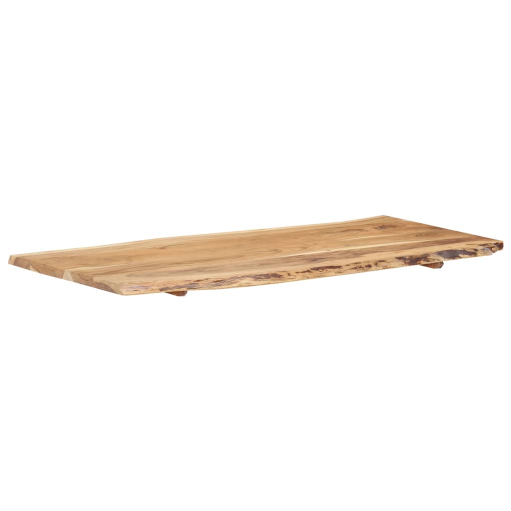 Επιφάνεια Τραπεζιού 118 x (50-60) x 2,5 εκ. Μασίφ Ξύλο Ακακίας - PAKOBAZAAR