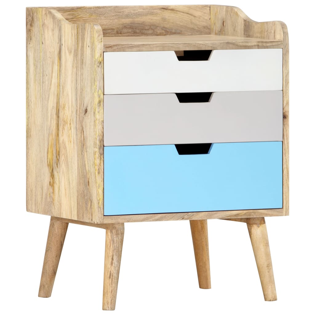 Κομοδίνο 47 x 35 x 63 εκ. από Μασίφ Ξύλο Μάνγκο - PAKOBAZAAR