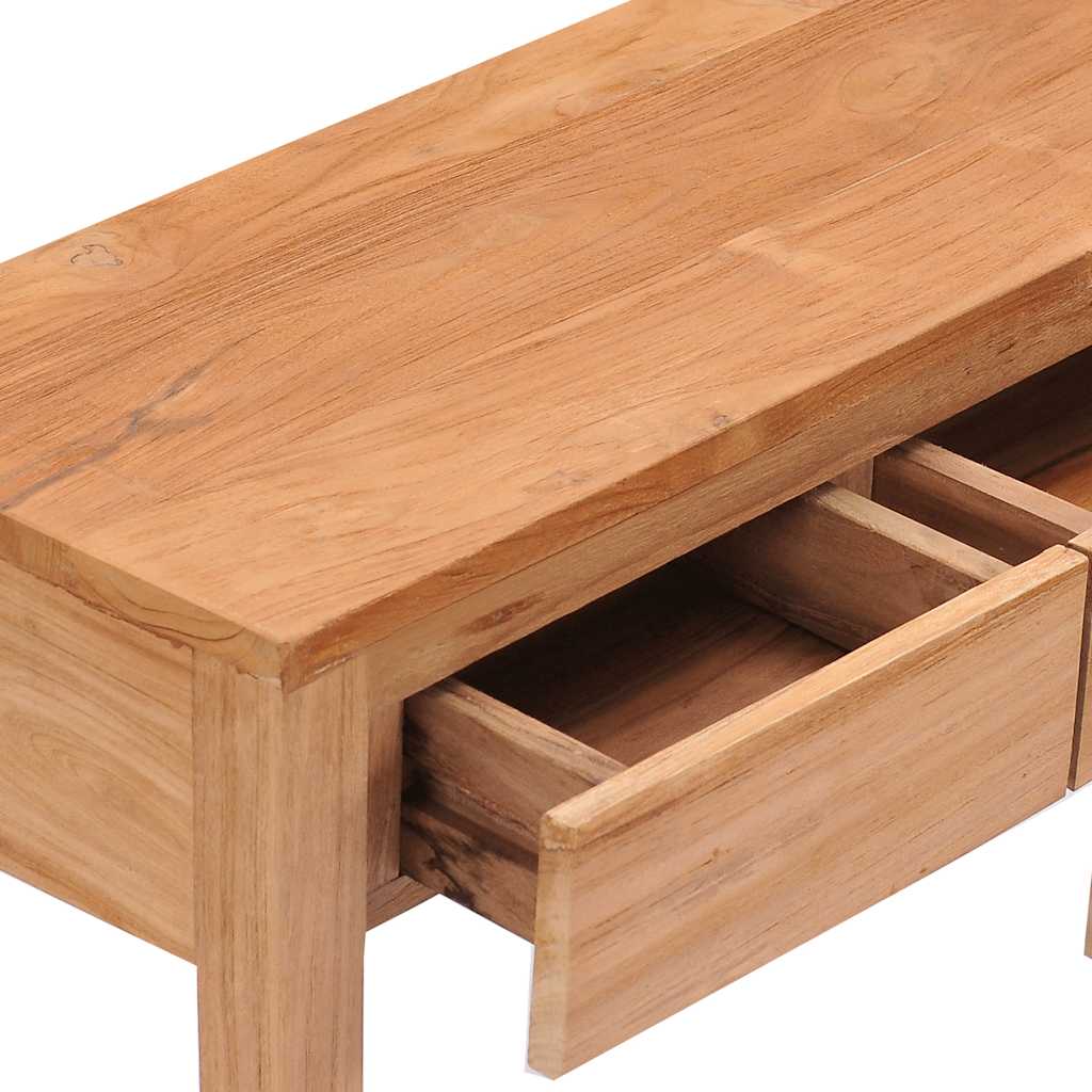 Τραπέζι Κονσόλα 110 x 35 x 75 εκ. από Μασίφ Ξύλο Teak