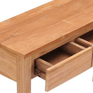 Τραπέζι Κονσόλα 110 x 35 x 75 εκ. από Μασίφ Ξύλο Teak