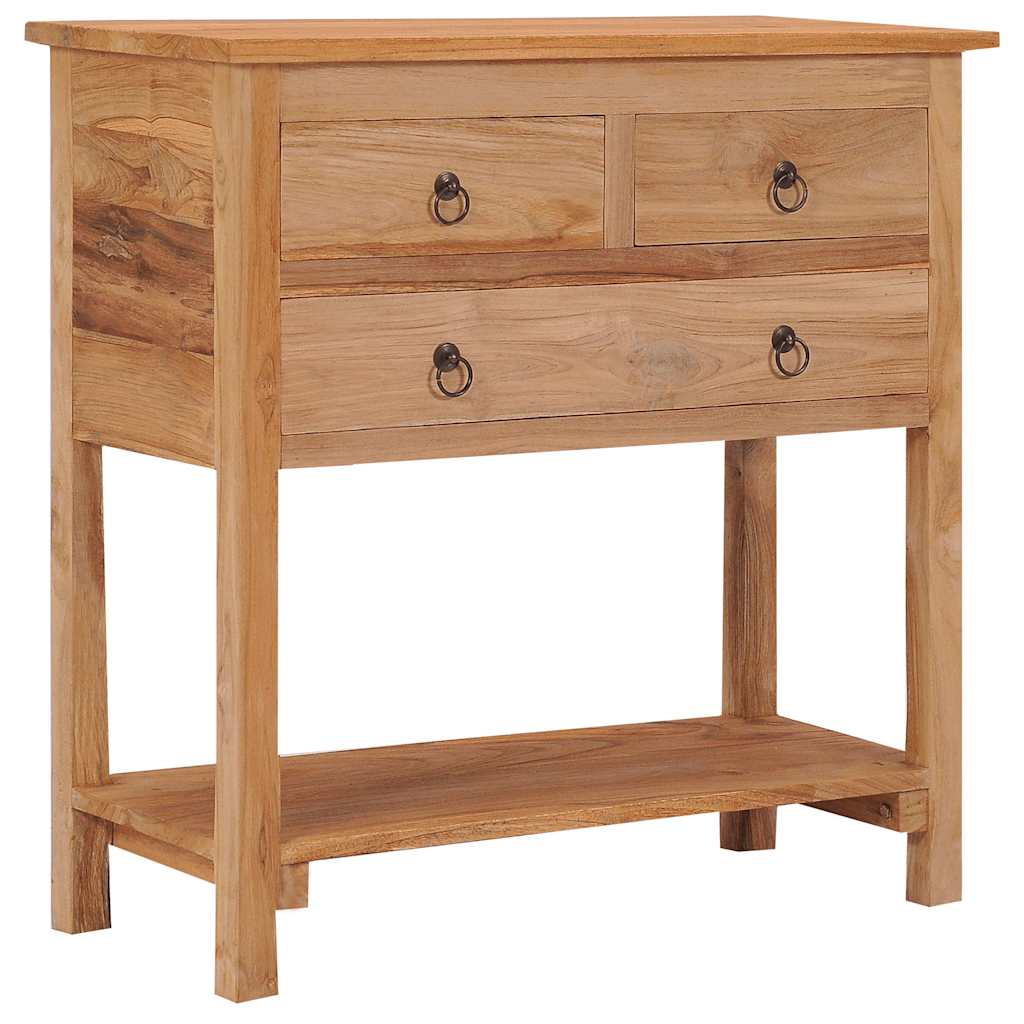 Συρταριέρα 78 x 35 x 80 εκ. από Μασίφ Ξύλο teak - Pakobazaar