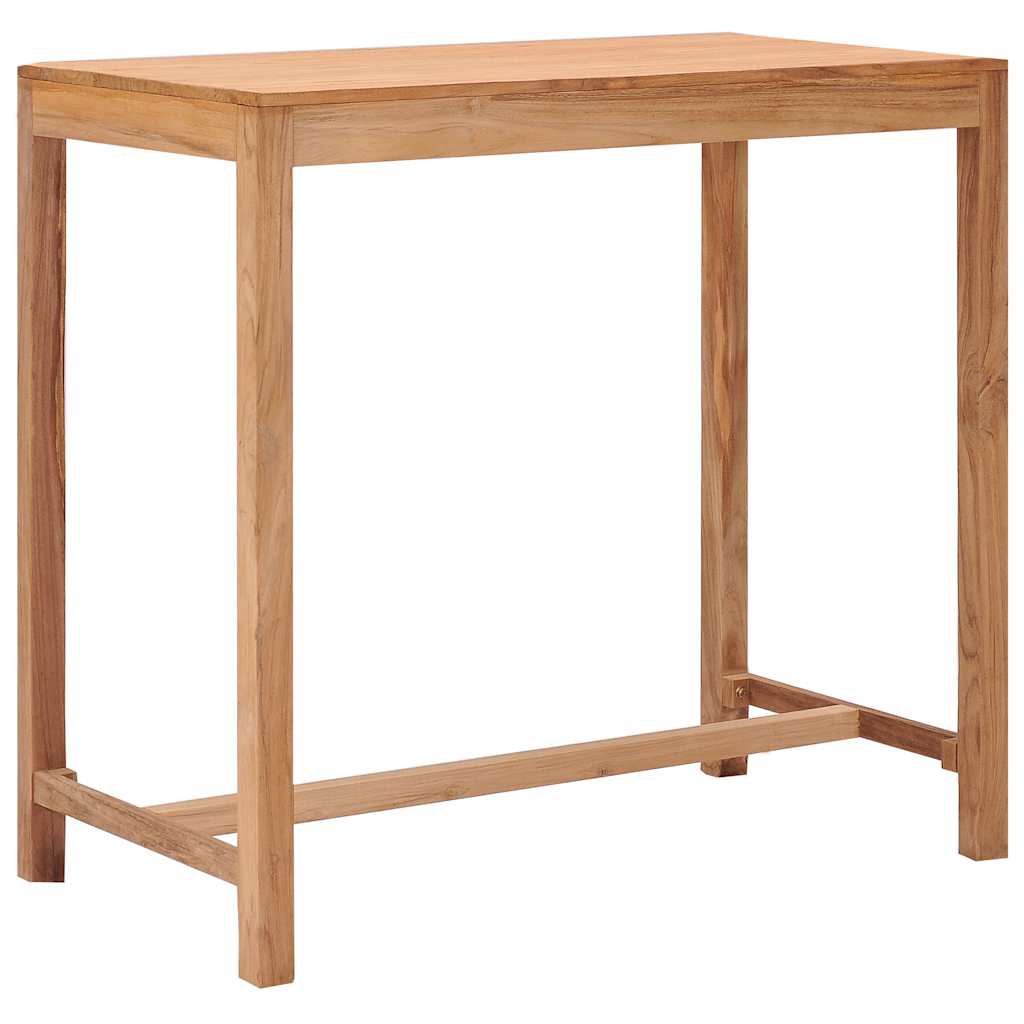 Τραπέζι Μπαρ Κήπου 110 x 60 x 105 εκ. από Μασίφ Ξύλο Teak - PAKOBAZAAR