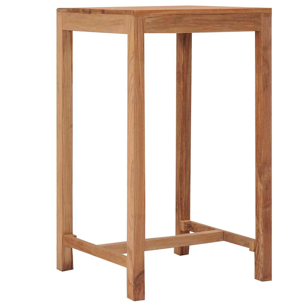 Τραπέζι Μπαρ Κήπου 60 x 60 x 105 εκ. από Μασίφ Ξύλο Teak
