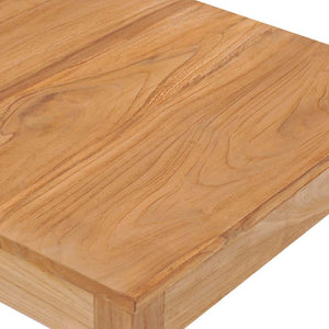 Τραπέζι Μπαρ Κήπου 60 x 60 x 105 εκ. από Μασίφ Ξύλο Teak