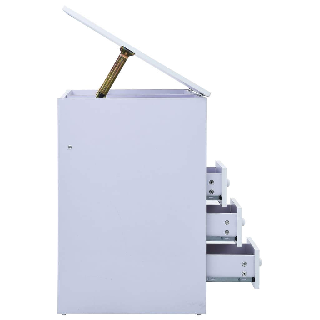 Γραφείο Παιδικό με Ανακλινόμενη Επιφάνεια Λευκό - Pakobazaar