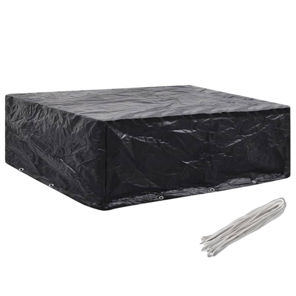 Καλύμματα Επίπλων Κήπου 2 τεμ. με 8 Κρίκους 250 x 210 x 90 εκ. - PAKOBAZAAR