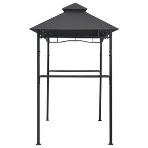 Κιόσκι Ψησταριάς Ανθρακί 240 x 150 x 255 εκ. Ατσάλινο - Pakobazaar