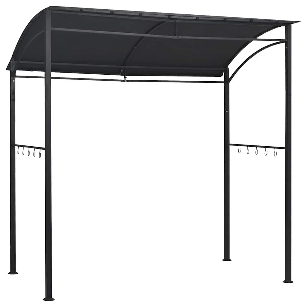 Κιόσκι Ψησταριάς Ανθρακί 215 x 150 x 220 εκ. Ατσάλινο - Pakobazaar