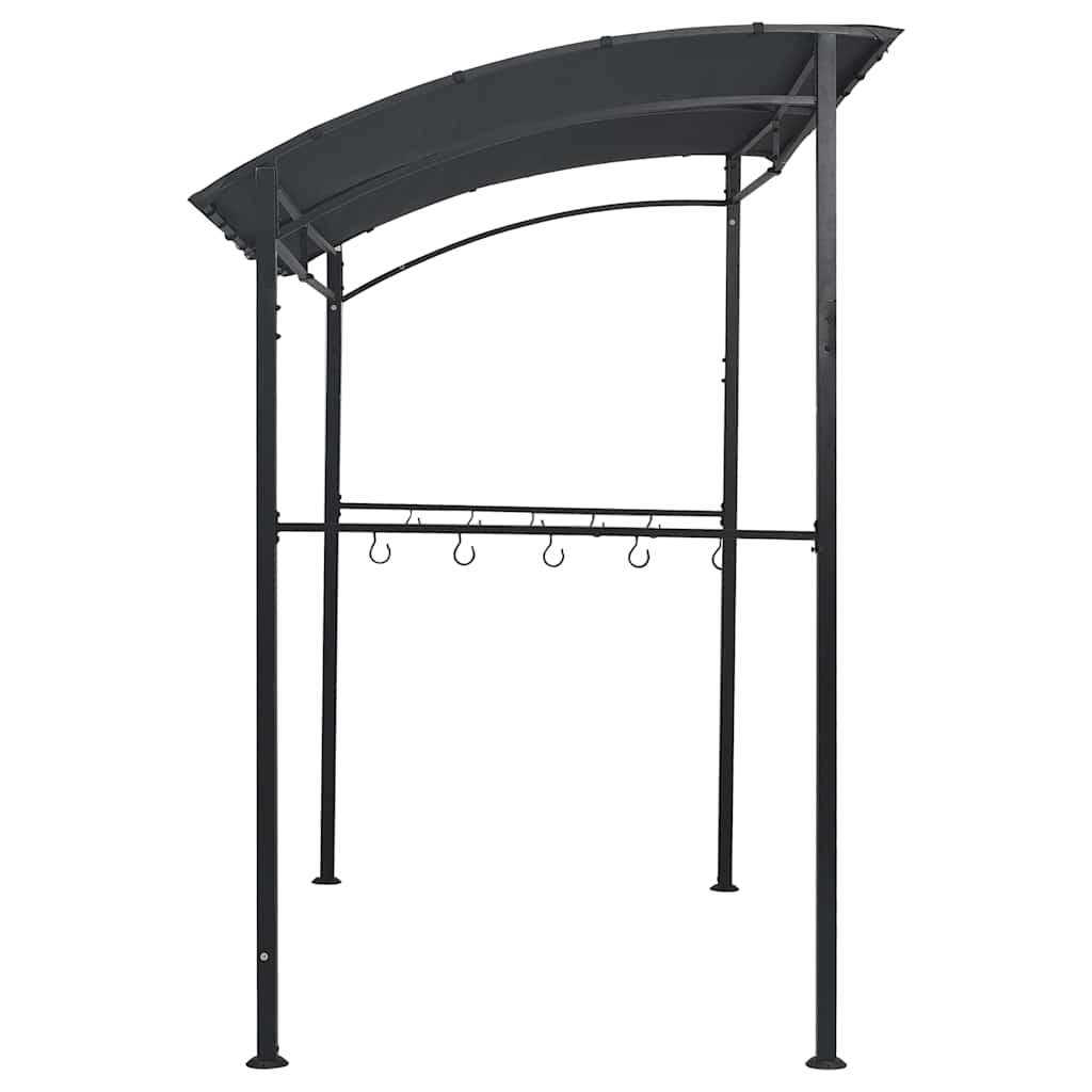 Κιόσκι Ψησταριάς Ανθρακί 215 x 150 x 220 εκ. Ατσάλινο - Pakobazaar