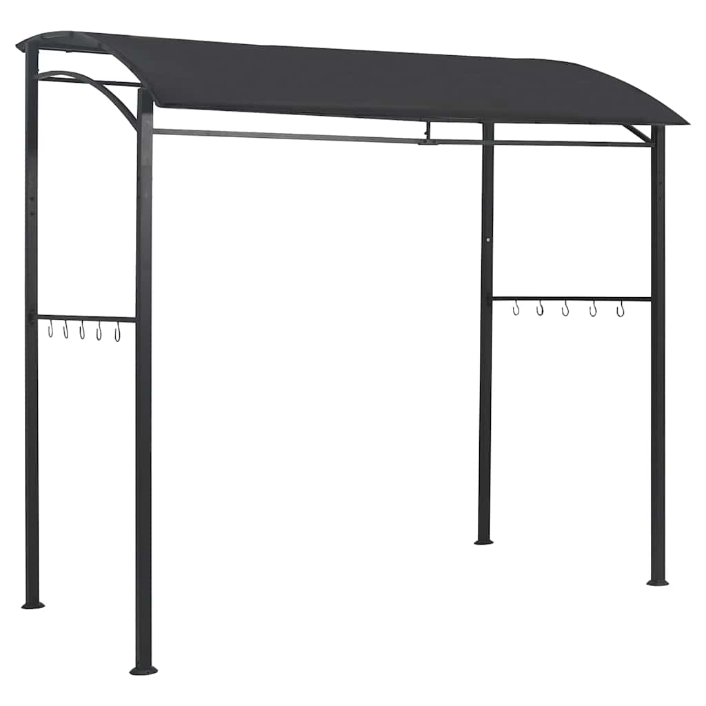 Κιόσκι Ψησταριάς Ανθρακί 215 x 150 x 220 εκ. Ατσάλινο - Pakobazaar