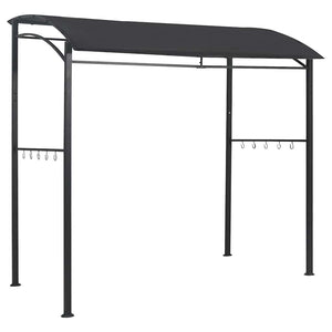 Κιόσκι Ψησταριάς Ανθρακί 215 x 150 x 220 εκ. Ατσάλινο - Pakobazaar