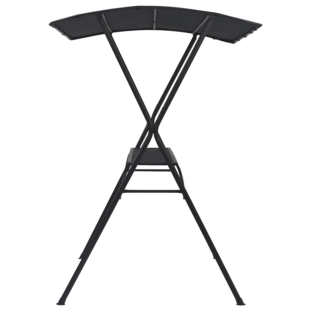 Τραπέζι Μπαρ με Οροφή Ανθρακί 175 x 150 x 207 εκ. Ατσάλινο