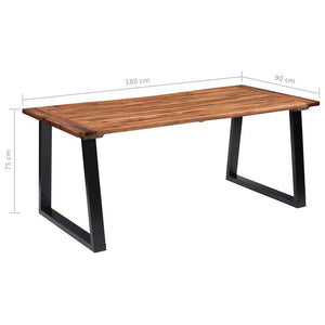 Τραπεζαρία 180 x 90 εκ. από Μασίφ Ξύλο Ακακίας - PAKOBAZAAR