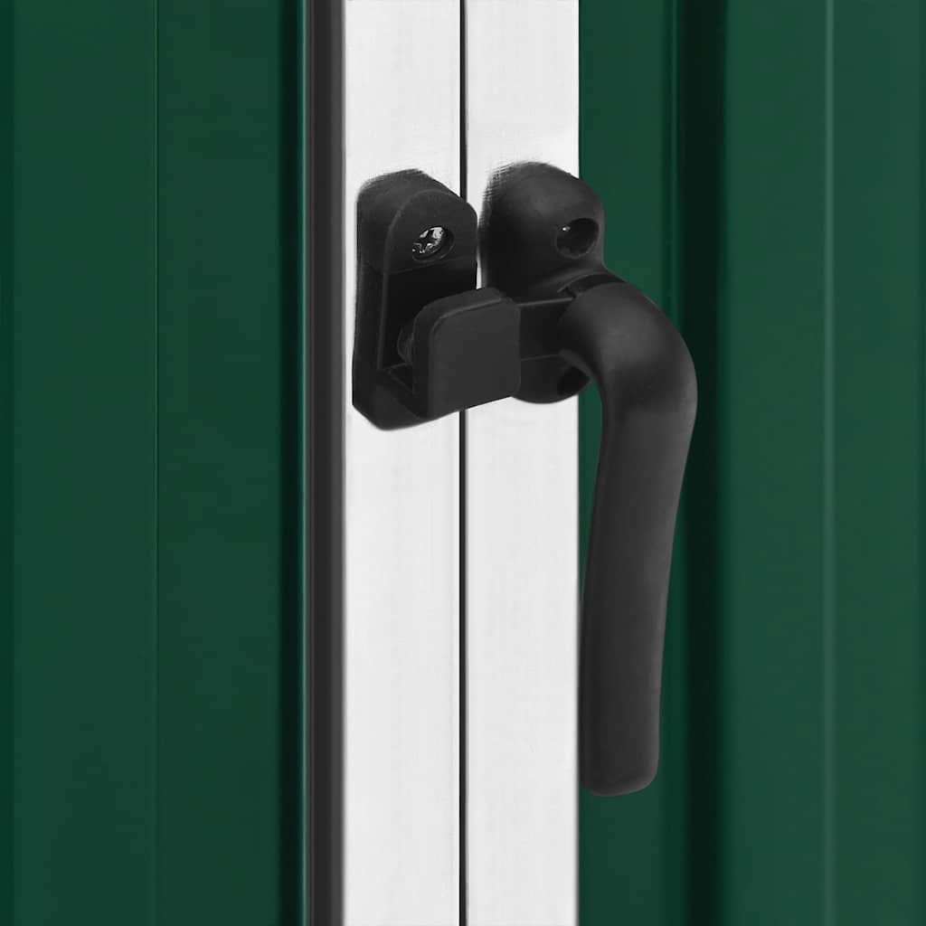 Αποθήκη Κήπου Πράσινη 195x198x159 εκ. από Γαλβανισμένο Ατσάλι - Pakobazaar