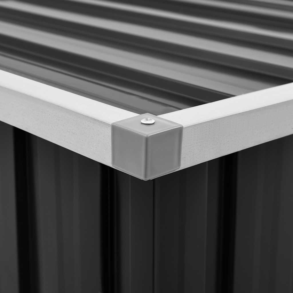 Μπαούλο Αποθήκευσης Κήπου Ανθρακί 109 x 67 x 65 εκ. - Pakobazaar