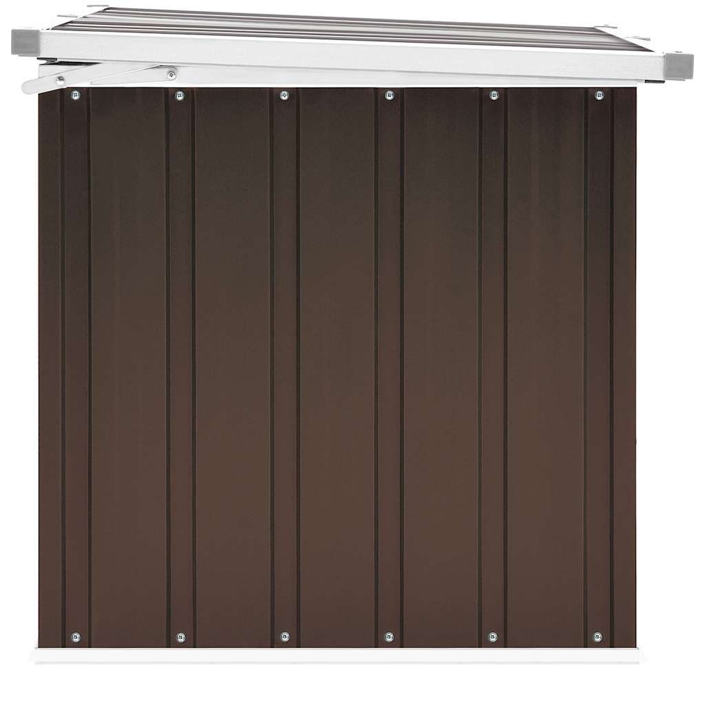 Κουτί Αποθήκευσης Κήπου Καφέ 109 x 67 x 65 εκ.