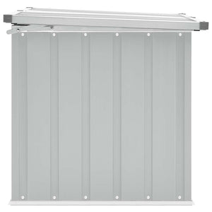Μπαούλο Αποθήκευσης Κήπου Γκρι 129 x 67 x 65 εκ. - Pakobazaar